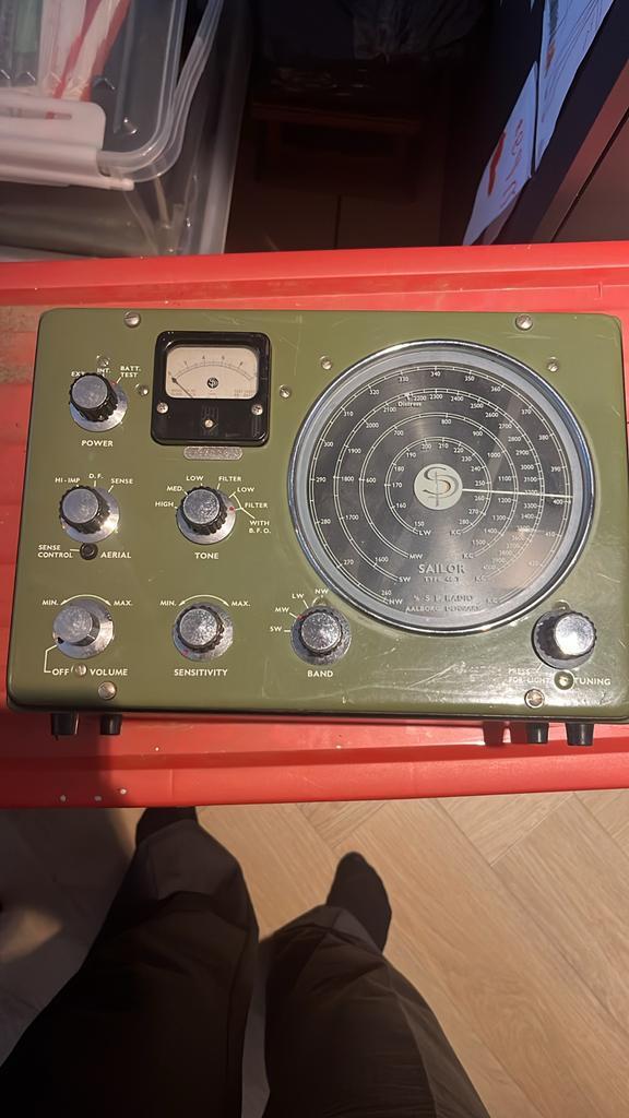 Vintage Sailor Radio Holland Wereldontvanger, Audio, Tv en Foto, Radio's, Gebruikt, Wereldontvanger, Ophalen of Verzenden