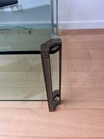 Glazen salontafel, Gebruikt, 100 tot 150 cm, Ophalen of Verzenden, Glas