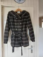 Schotse ruit stoffen jas maat L, Kleding | Dames, Jassen | Winter, Verzenden, Gedragen, Maat 38/40 (M)