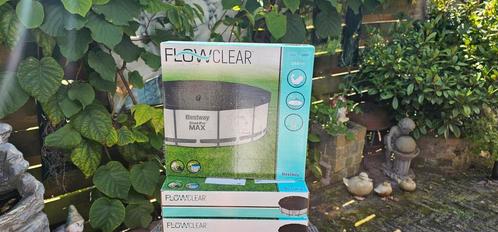 Afdekzeil hoes zeil Zwembad 366 cm Zwart Bestway nieuw., Tuin en Terras, Zwembaden, Nieuw, Minder dan 80 cm, 200 tot 400 cm, Rond