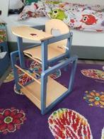 Poppenstoel/stoel met tafeltje, Kinderen en Baby's, Speelgoed | Houten speelgoed, Ophalen, Gebruikt, Meubelstuk of Keukentje