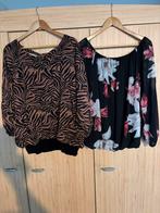 2 LEUKE DUBBELLAAGS BLOUSES MAAT XL, Verzenden, Zo goed als nieuw, Maat 46/48 (XL) of groter