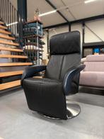 Nieuwstaat Jori Symphony S Relaxfauteuil zwart leer Stoel, Huis en Inrichting, Fauteuils, Jori, Nieuw, Ophalen of Verzenden, 50 tot 75 cm