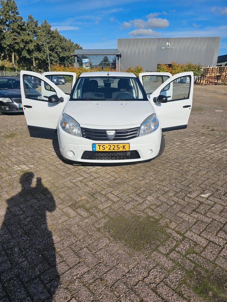 Dacia Sandero 1.2 16V 55KW 2011 Wit, Auto's, Dacia, Bedrijf, Sandero, Benzine, B, Hatchback, Handgeschakeld, Geïmporteerd, Wit