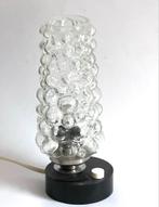 Vintage Aro lamp met “bubbles Tynell” glas, Ophalen of Verzenden, Gebruikt, Glas, Minder dan 50 cm