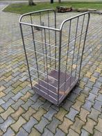 Rvs rolcontainer, 100 liter of meer, Ophalen, Zo goed als nieuw, Transportkar