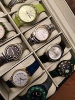Heren horloges collectie met doos/roamer, swatch,bulova etc, Ophalen of Verzenden, Gebruikt