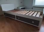 1 persoonsbed 90 x 200 met lades en nachtkastje, Huis en Inrichting, Ophalen, Gebruikt, 90 cm, Eenpersoons