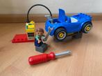 Duplo, tankstation / garage, auto blauw, set 5640 compleet, Kinderen en Baby's, Ophalen of Verzenden, Gebruikt, Complete set, Duplo