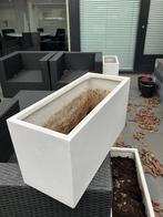 Plantenbak kunststof wit 60x25x30cm, Ophalen, Kunststof, Gebruikt, Binnen
