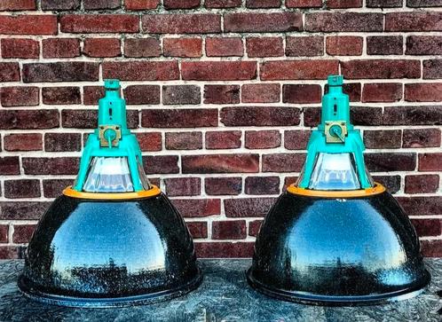 Vintage prachtige zwarte hanglampen uit de Sovjet-Unie, Huis en Inrichting, Lampen | Hanglampen, Zo goed als nieuw, Minder dan 50 cm