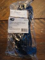 ACT Netsnoer CEE 7/7 male (haaks) - C13 (haaks) zwart 2 m, Act, Hoofdweg 125, Ophalen of Verzenden, Minder dan 2 meter