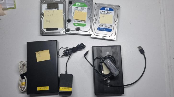 3,5 hdd schijven, Computers en Software, Harde schijven, Gebruikt, Desktop, HDD, USB, Ophalen of Verzenden