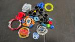 Beyblade burst set: 16 Beyblade, 9 launchers, arena. 3e/stuk, Ophalen, Gebruikt