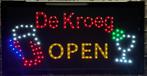 De kroeg open bier glas ledlamp reclame lamp decoverlichting, Huis en Inrichting, Lampen | Hanglampen, Info@deconoord.nl, Deco Noord