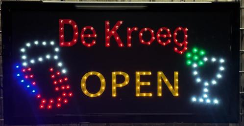 De kroeg open bier glas ledlamp reclame lamp decoverlichting, Huis en Inrichting, Lampen | Hanglampen, Nieuw, Minder dan 50 cm