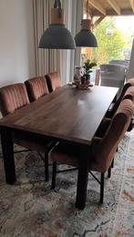 Te koop eettafel 190X90X77, Huis en Inrichting, Tafels | Eettafels, Ophalen, Kunststof, 50 tot 100 cm, Zo goed als nieuw
