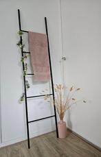 Decoratierek/-ladder - zwart metaal, Huis en Inrichting, Ophalen, Gebruikt