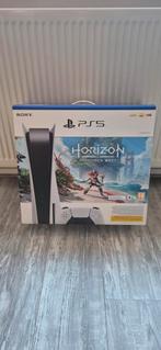 Playstation 5 console horizon forbidden west lege doos, Ophalen of Verzenden, Zo goed als nieuw, Playstation 5