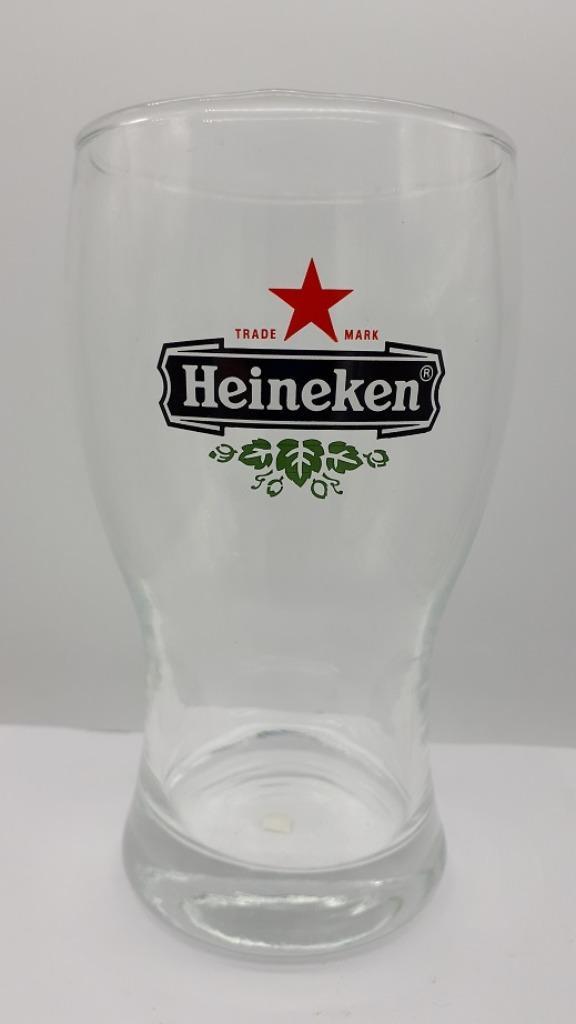 Heineken Bierglas model Stapelglas 0,5L logo 6, Verzamelen, Biermerken, Zo goed als nieuw, Glas of Glazen, Heineken, Ophalen of Verzenden