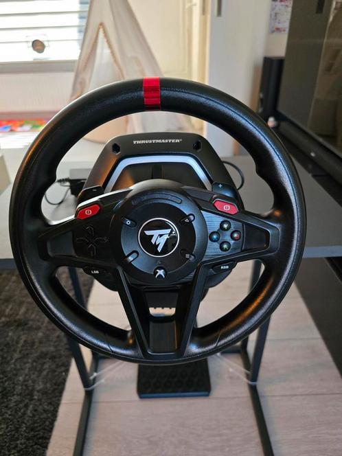 Thrustmaster T128 (xbox/pc), Spelcomputers en Games, Spelcomputers | Xbox | Accessoires, Zo goed als nieuw, Xbox Original, Stuurtje of Sportattribuut
