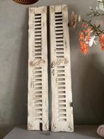 2 oude witte luiken, Ophalen of Verzenden, Gebruikt