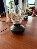 Tafellamp / Nachtkastlamp, Huis en Inrichting, Lampen | Tafellampen, Ophalen, Zo goed als nieuw, Glas, Minder dan 50 cm