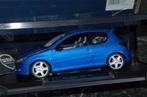 1:18 PEUGEOT 206 RC BLUE NOREV 184724 NIEUW WRH, Hobby en Vrije tijd, Verzenden, Nieuw, Auto, Norev