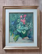 Giulio Ruffini, schilderij stilleven met plant., Ophalen of Verzenden