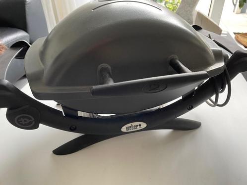 Weber Q1400  Q 1400 elektrische bbq metaal grijs 43 x 32 cm, Tuin en Terras, Elektrische barbecues, Zo goed als nieuw, Ophalen
