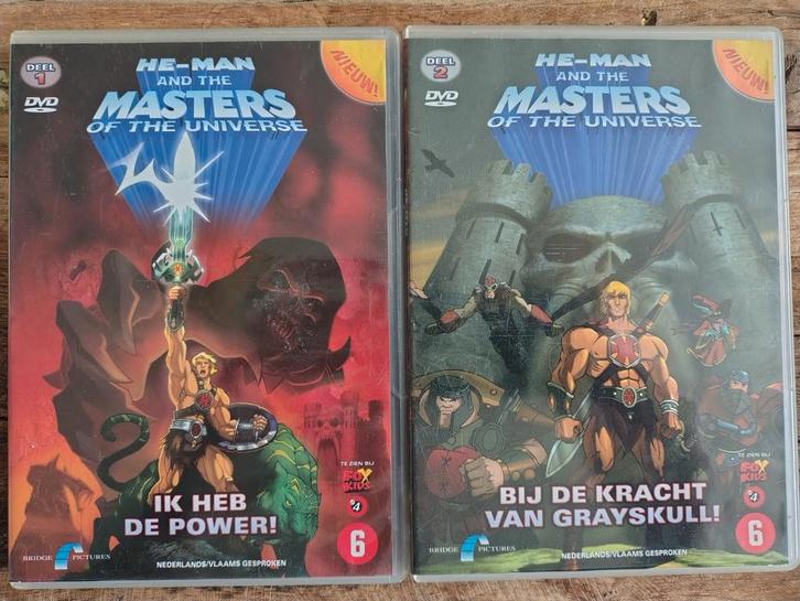 He-Man DVD Boxset Deel 1 & 2, Cd's en Dvd's, Dvd's | Tekenfilms en Animatie, Zo goed als nieuw, Tekenfilm, Boxset, Alle leeftijden