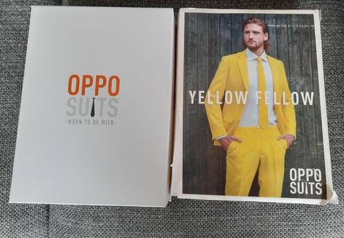 Yellow fellow: Kostuum/pak,stropdas,geel,opposuits,maatEU48, Kleding | Heren, Carnavalskleding en Feestkleding, Zo goed als nieuw
