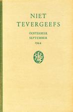 Niet tevergeefs - Oosterbeek 1944  Oosterbeek's burgers temi, Gelezen, Van Loghum Slaterus, Gelderland, Verzenden