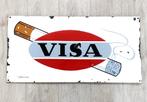 Visa sigaretten emaille bord., Reclamebord, Gebruikt, ., Ophalen of Verzenden