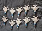 10x majorette sonic flashers u.s. Air force diecast 1:24, Verzenden, Luchtmacht, Amerika, Miniatuur of Beeldje