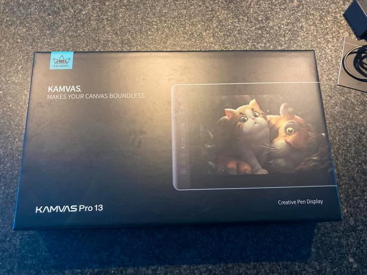 Huion Kamvas Pro 13 Tekentablet, Computers en Software, Tekentablets, Zo goed als nieuw, Bedraad, Ophalen of Verzenden