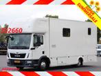 MAN TGL 8.190 Robrise Horsetruck + Camper Camera 61.047 KM!, Auto's, Parkeercamera, Euro 6, 190 pk, MAN