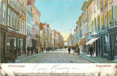 (377-508-023) Den Haag Wagenstraat, Verzamelen, Ansichtkaarten | Nederland, Zuid-Holland, Verzenden