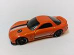 Mazda RX7 Oranje Wankelmotor Rotary Hot Wheels 3 inch, Ophalen of Verzenden, Nieuw, Auto