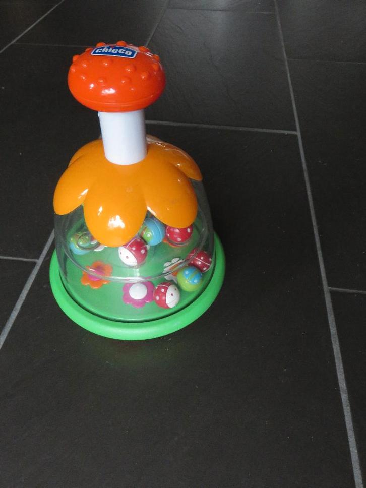 Chicco duwtol met balletjes. Als nieuw, Kinderen en Baby's, Speelgoed | Babyspeelgoed, Zo goed als nieuw, Overige typen, Ophalen of Verzenden