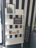 Decoratieve Ladderkast Wit - Mooie Presentatie, Huis en Inrichting, Ophalen, Gebruikt