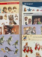 90 diverse thema’s 3D knipvellen, Hobby en Vrije tijd, Ophalen of Verzenden, Zo goed als nieuw, Overige thema's, Knipvel