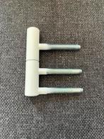16 stuks witte paumelles NIEUW, Ophalen of Verzenden, Nieuw, Chroom