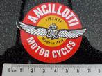 sticker ancilotti motor cycles logo firenze made in italy, Verzenden, Zo goed als nieuw, Bedrijf of Vereniging