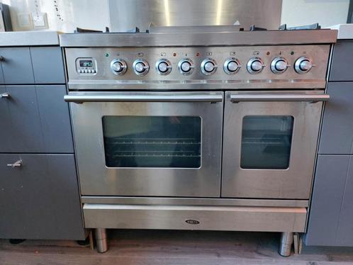 Boretti fornuis met 2 ovens en afzuigkap, Huis en Inrichting, Keuken | Keukenelementen, Gebruikt, Minder dan 100 cm, 50 tot 100 cm