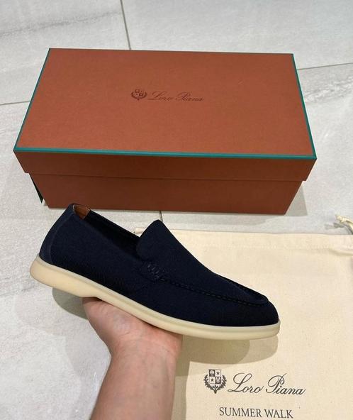 Loro Piana Summer Knitted Walk Navy Loafers, Kleding | Heren, Schoenen, Zo goed als nieuw, Loafers, Blauw, Ophalen of Verzenden