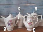 Romantische theepotten, Huis en Inrichting, Keuken | Servies, Gebruikt, Overige typen, Ophalen of Verzenden, Overige stijlen