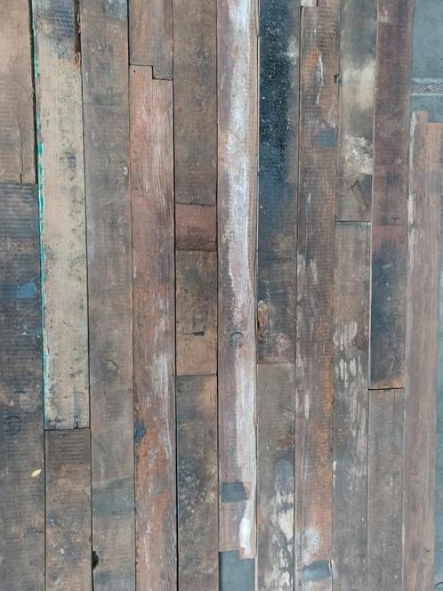 Amerikaans  grenen  sloophout  planken  wandbekleding  vloer, Doe-het-zelf en Verbouw, Hout en Planken, Gebruikt, Grenen, Ophalen of Verzenden