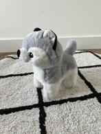 Nieuw wit grijs wandelende husky hond knuffel dier Fur Real, Ophalen of Verzenden, Zo goed als nieuw, Overige typen