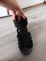 Elegante zwarte dames sandalen - Nieuw, Ophalen, Zwart, Nieuw, Sandalen of Muiltjes